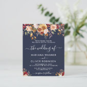 Romantische Herbstblumenseelen (Stehend Vorderseite)