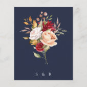 Romantische Herbstblumenseelen (Rückseite)