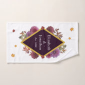 Romantische Herbstdahlia Handtuch (Handtuch)