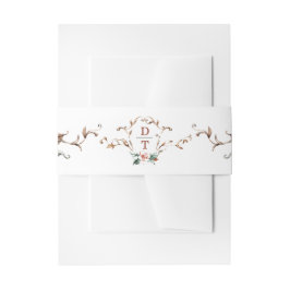 Romantische Herbsteinladung Einladungsbanderole