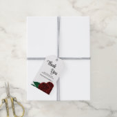 Romantische Herbsthochzeit im Freien schöne Rote R Geschenkanhänger (Mit Garn)