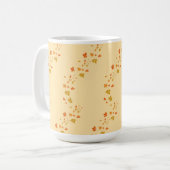 Romantische Herbstleaves Elfenbein Kaffeetasse (Vorderseite Links)