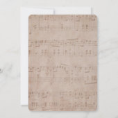 Romantische Herbstmusik - Einladung (Rückseite)