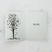 Romantische Herz-Liebe Karte (Innenseite)