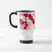 Romantische Herzdekoration Tasse (Links)