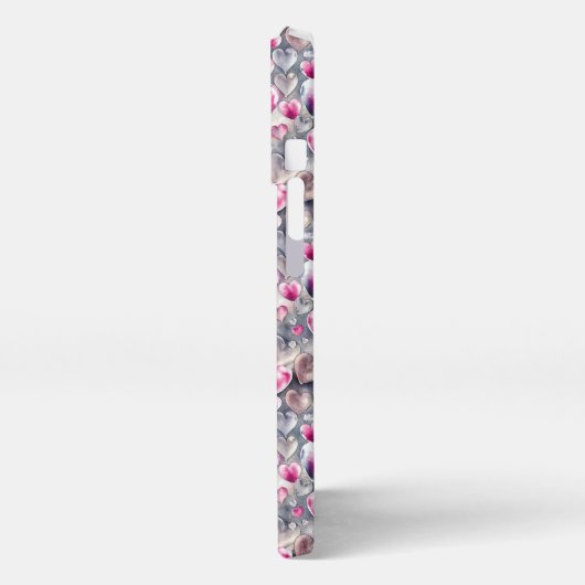 Romantische Herzen 6 iPhone Hülle (Linke Seite)