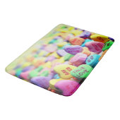 Romantische Herzen Badematte (Schrägansicht)