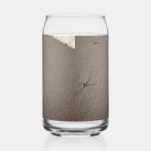 Romantische Herzen gezeichnet in Strand Sand kann  Dosenglas (Rechts)