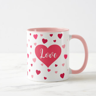 Romantische Herzenskollektion Valentinische Tasse