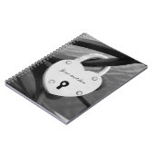 Romantische Herzform Liebe Schloss Foto Notebook Notizblock (Linke Seite)