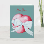 Romantische Herzgestaltung für Valentine Karte (Vorderseite)