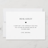 Romantische Herzinfarktkarte Einladung (Rückseite)