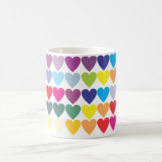 Romantische Herzklassik Kaffeetasse (Mittel)