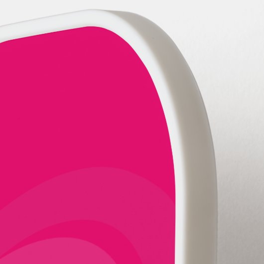 Romantische Herzklopfen Liebe Rosa Pickleball Padd Pickleball Schläger (Linke Seite)