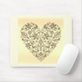 Romantische Herzkunstdesignkassette Mousepad (Mit Mouse)