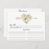 Romantische Herzrhythmuskarte Postkarte (Vorne/Hinten)