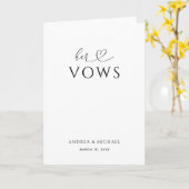 Romantische Herzschrift Moderne Ihre Hochzeitsstim Karte (Gelbe Blume)