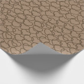 Romantische Herzstil Geschenkpapier (Ecke)