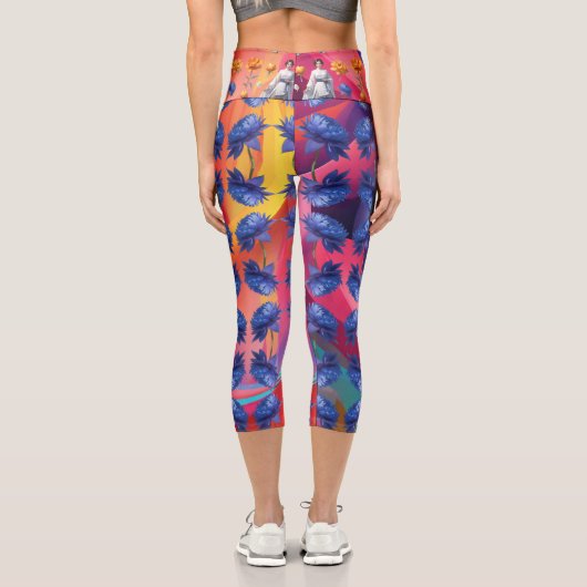 Romantische Hochwaisted Capris (Rückseite)