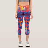 Romantische Hochwaisted Capris (Vorderseite)