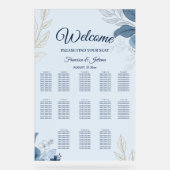 Romantische Hochzeit am Wasser Acrylschild (Vorderseite)