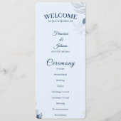 Romantische Hochzeit am Wasser Programm (Vorderseite)