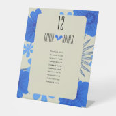 Romantische Hochzeit der Blauen Flora Sockelschild (Vorderseite)