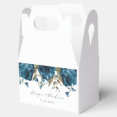 Romantische Hochzeit der Navy Geschenkschachtel (Geöffnet)