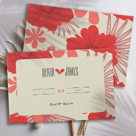 Romantische Hochzeit der Roten Flora Gästebuch