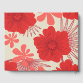 Romantische Hochzeit der Roten Flora Gästebuch (Rückseite)