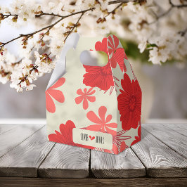 Romantische Hochzeit der Roten Flora Geschenkschachtel