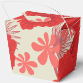 Romantische Hochzeit der Roten Flora Geschenkschachtel (Rückseite)