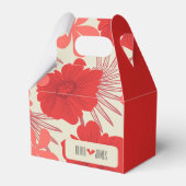 Romantische Hochzeit der Roten Flora Geschenkschachtel (Vorderseite)