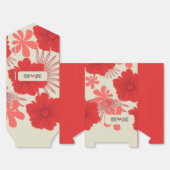 Romantische Hochzeit der Roten Flora Geschenkschachtel (Ungefaltet)
