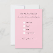 Romantische Hochzeit der Wasserfarben RSVP Karte (Rückseite)