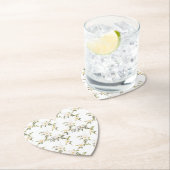 Romantische Hochzeit der Weißen Flora Untersetzer (Vor Ort)