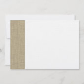 Romantische Hochzeit Einladung (Rückseite)