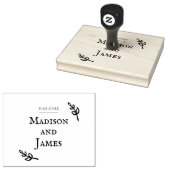 Romantische Hochzeit Gummistempel (Stempel)