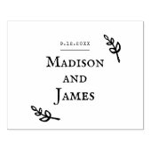 Romantische Hochzeit Gummistempel (Prägung)