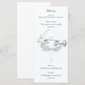 Romantische Hochzeit Hände Minimalistisches Design (Vorne/Hinten)
