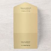 Romantische Hochzeit im Leuchtturm All In One Einladung (Außenbereich)