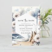 Romantische Hochzeit im rustikalen Stil Save The Date (Stehend Vorderseite)