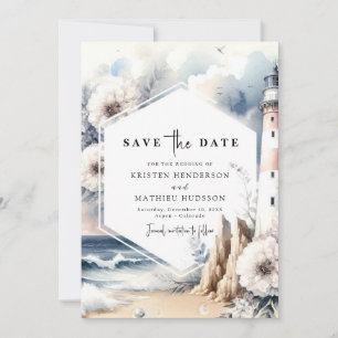 Romantische Hochzeit im rustikalen Stil Save The Date