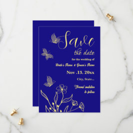 Romantische Hochzeit in Rosa Blume Save The Date