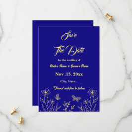 Romantische Hochzeit in Rosa Blume Save The Date