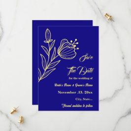 Romantische Hochzeit in Rosa Blume Save The Date