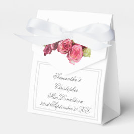 Romantische Hochzeit in Rosa Rosa Geschenkschachtel