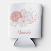 romantische Hochzeit in Rosa und Weiß Dosenkühler (Vorderseite)