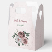 romantische Hochzeit in Rosa, Weiß und Zimt Rose Geschenkschachtel (Geöffnet)