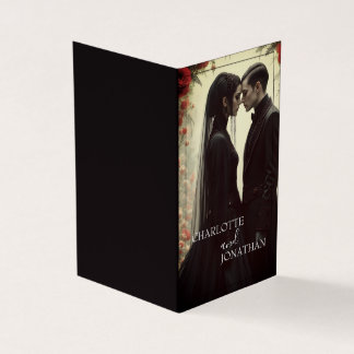 Romantische Hochzeit in Schwarz